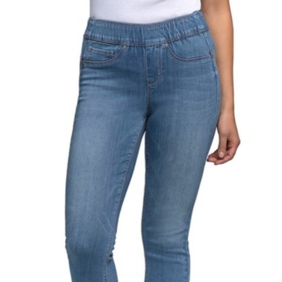 NYDJ CURVES 360 BY Not Your Daughters Jeans Release Hem Pull-On Jeans 8 Raw Hem - Picture 3 of 16